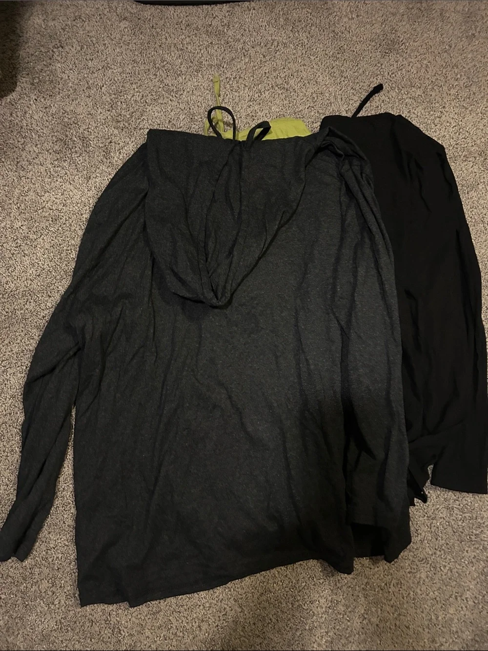 Men’s Lightweight Hoodie (3)— Lime, Grey, and Black